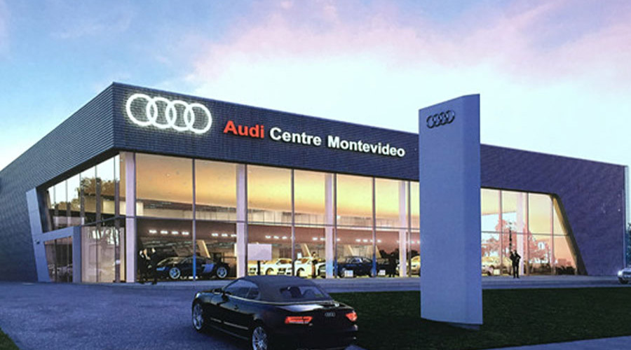 Audi car assembly plant in Uruguay