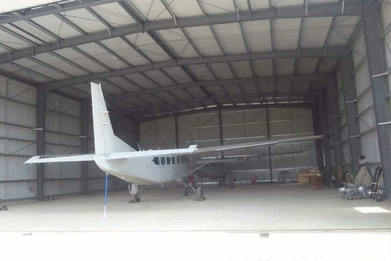 Aircraft hangar in Niger