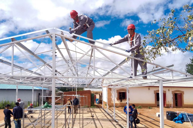 Board house in Madagascar
