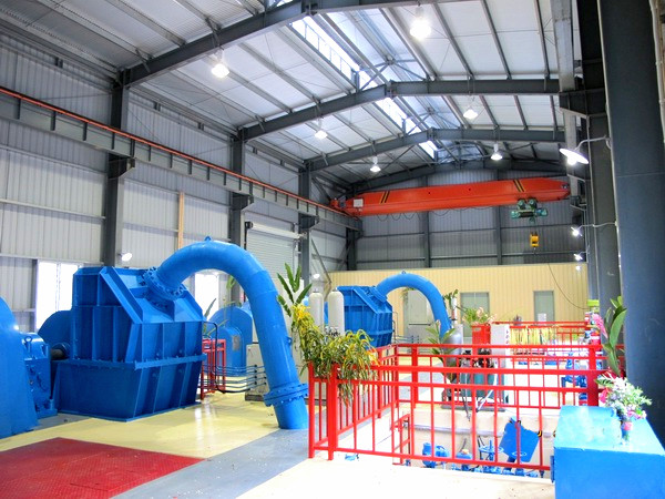 Hydroelectric power station in Peru
