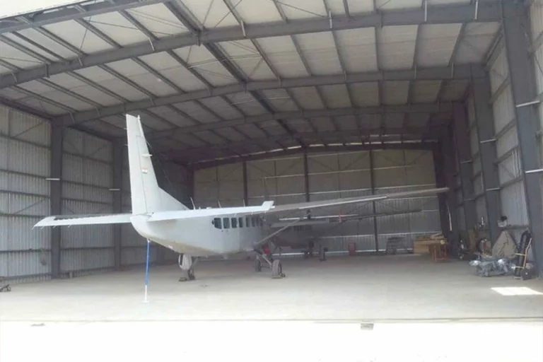 Aircraft hangar in Niger