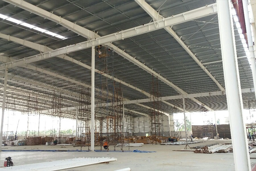 Warehouse in Thailand（portal frame）